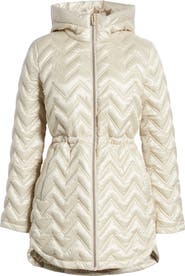 Via Spiga Zigzag Quilt Puffer Jacket