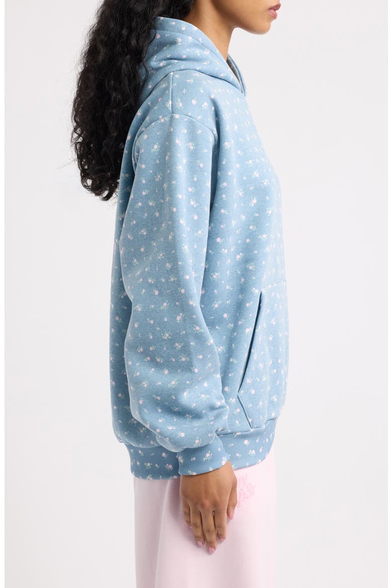 Peony Logo Hoodie, Alternate, color, CRYSTAL TEAL