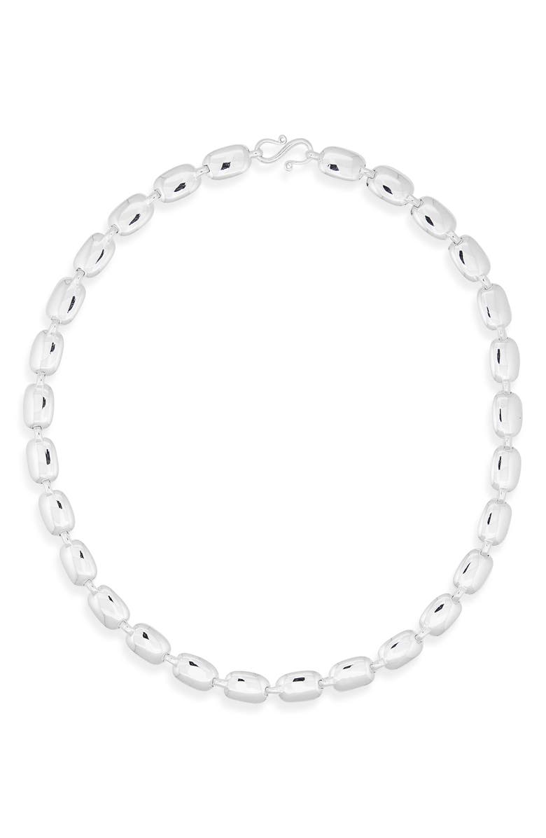 Lié Studio The Monica Necklace, Main, color, Silver