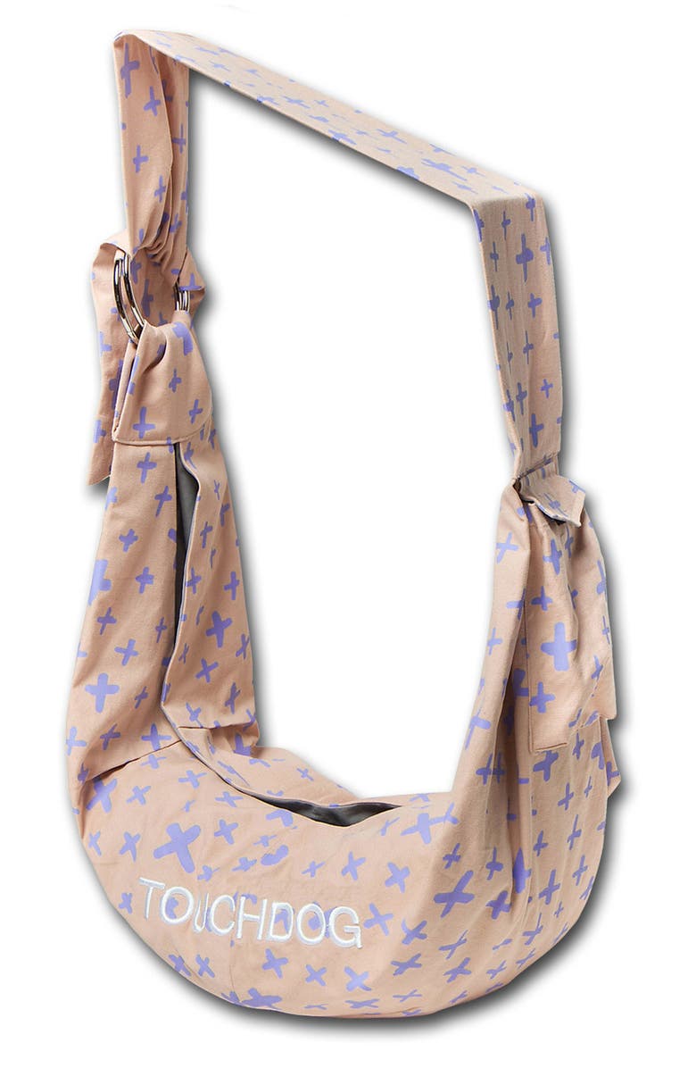 TOUCHDOG Paw-Ease Over-The-Shoulder Sling Pet Carrier, Alternate, color, Pink