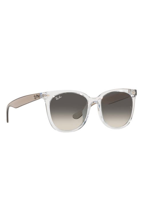 Ray Ban Ray-ban 55mm Gradient Square Sunglasses In Brown