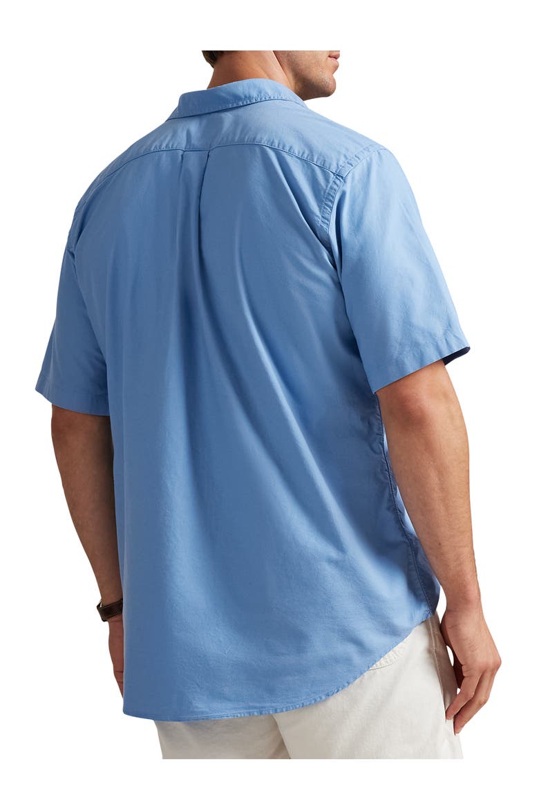 Big & Tall Oxford Sport Shirt, Alternate, color, BRISTOL BLUE