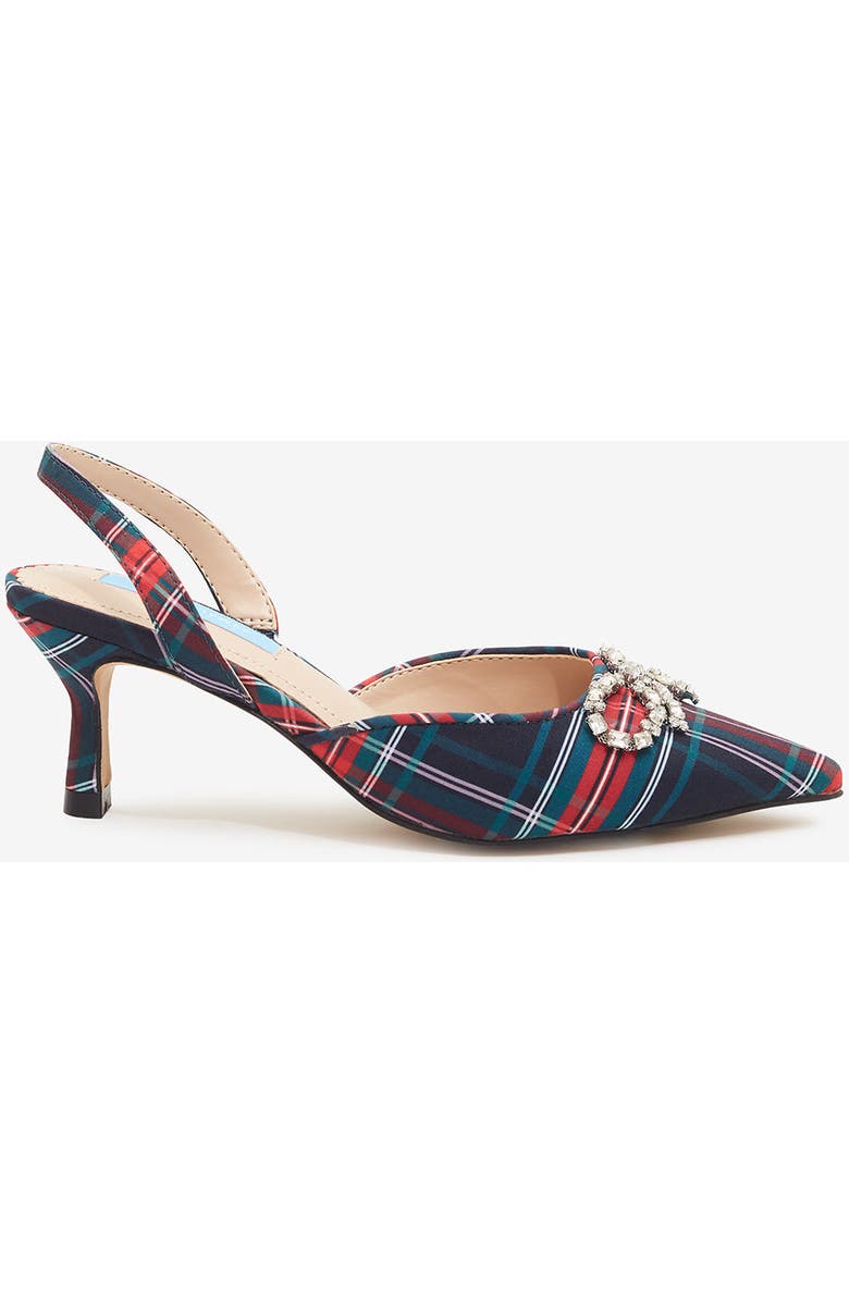 Draper James Tess Heel, Alternate, color, Georgia Plaid