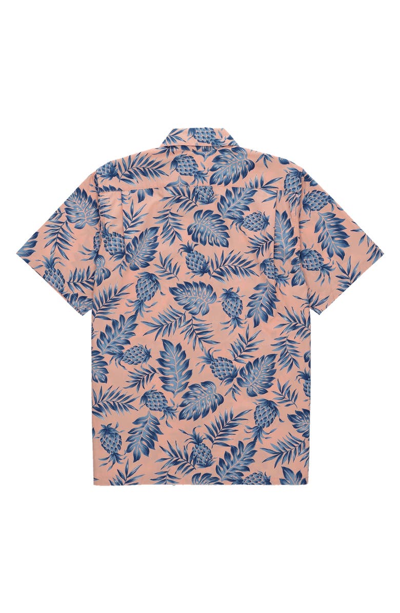 Fortela Pineapple Print Shirt, Alternate, color, Coral