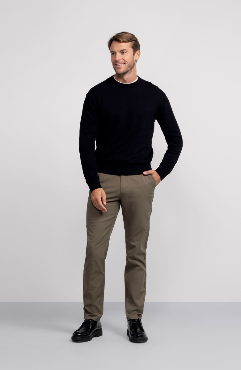 Jack Archer Anytime Crewneck Sweater, Alternate, color, True Black