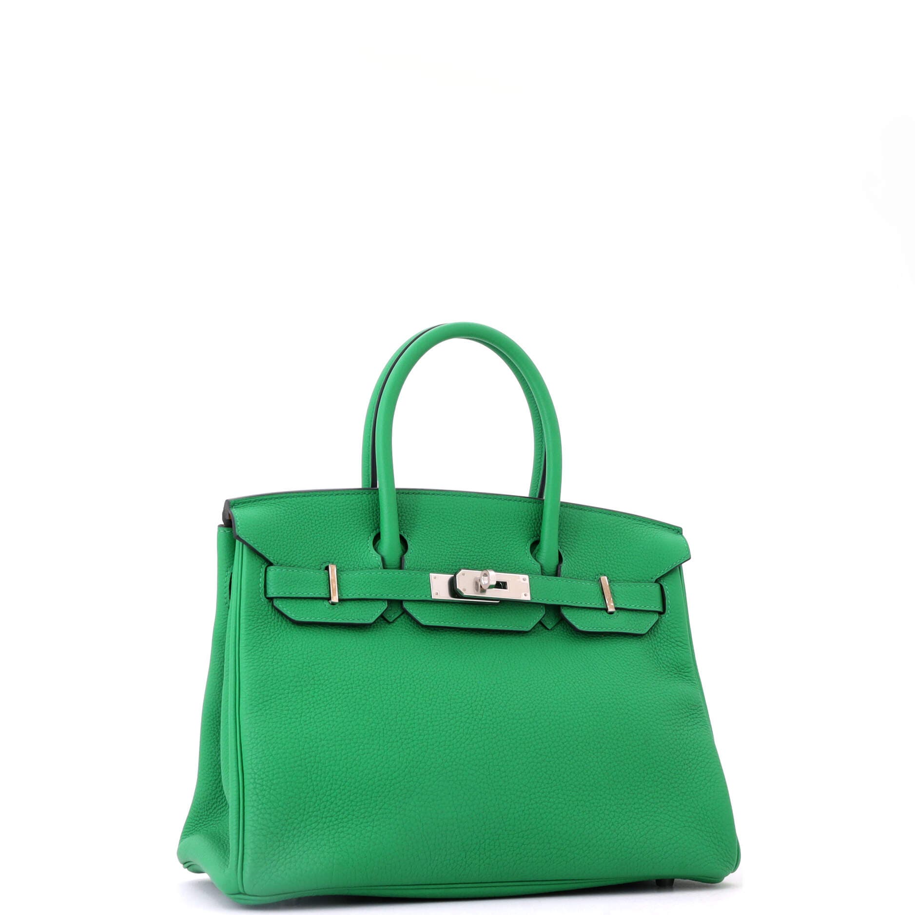 Birkin Handbag Verso Togo with Palladium Hardware 30, Alternate, color, Green