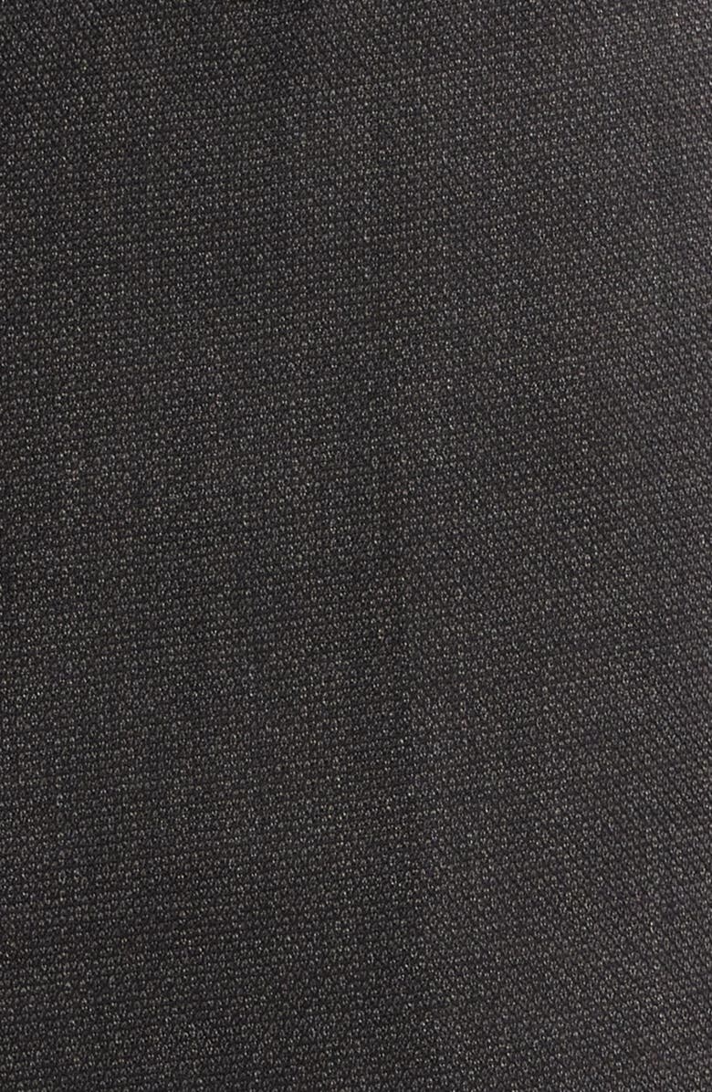 Canali Siena Regular Fit Super 130s Wool Solid Dress Pants, Alternate, color, Black