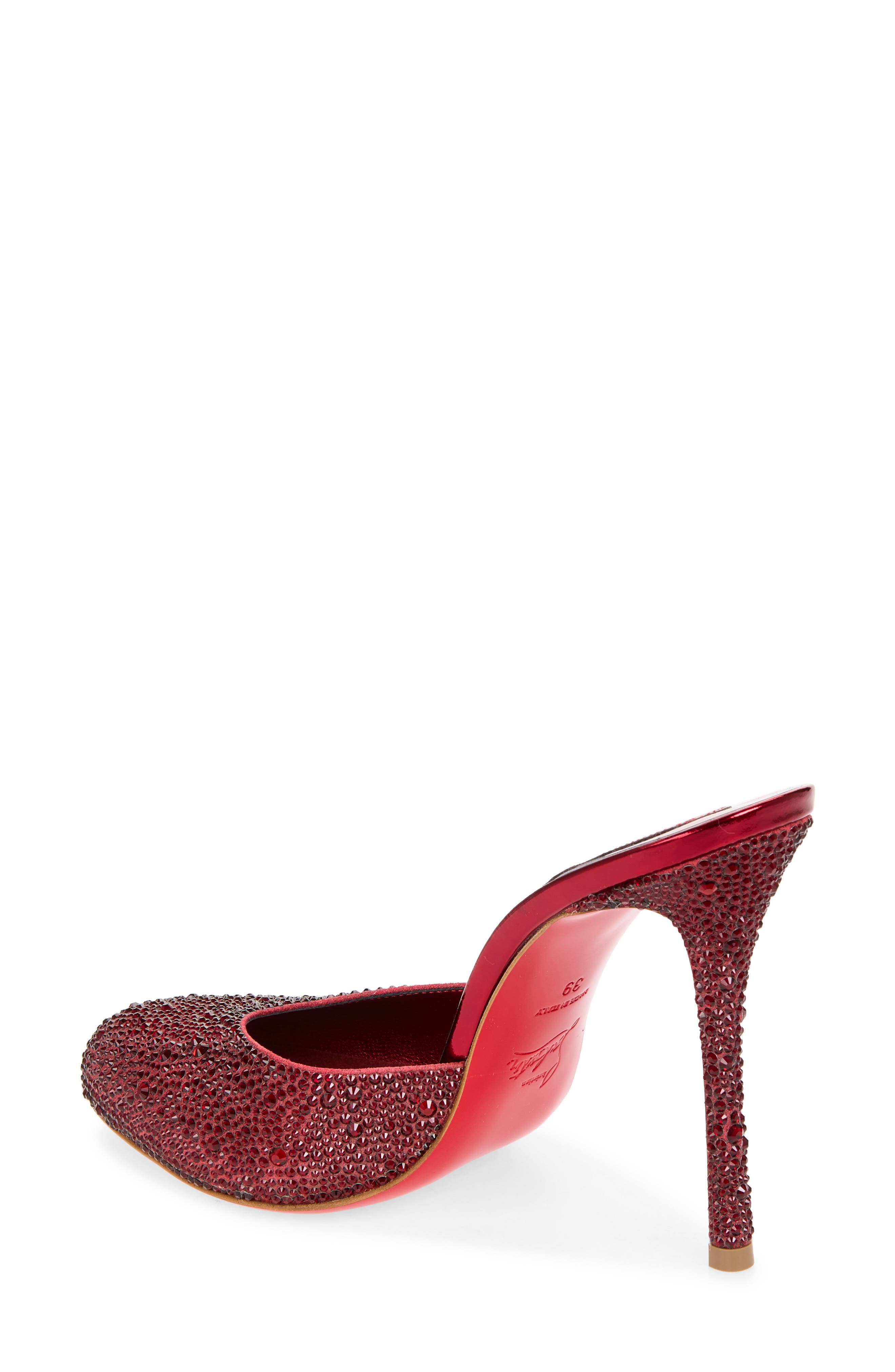 Dolly Strass Heeled Mule, Main, color, R95A EMPIRE/ LIN EMPIRE