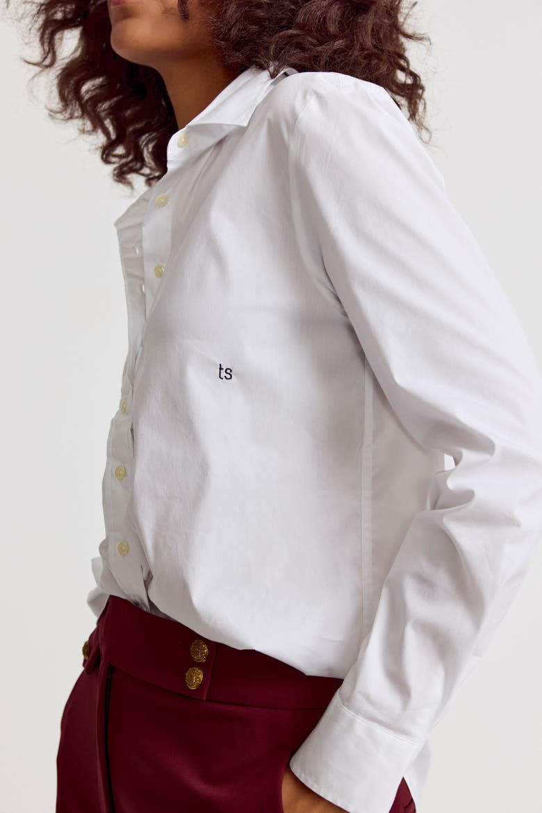 The Boyfriend Shirt, Alternate, color, White