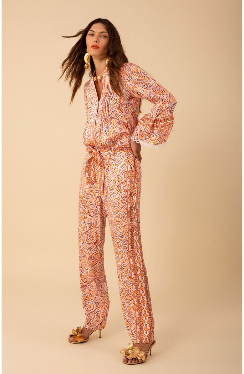 Hale Bob Esther Twill Pant, Alternate, color, 