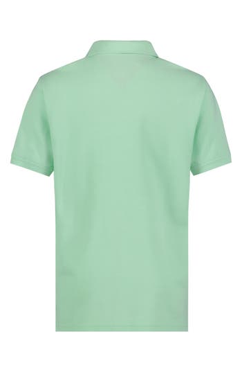 Tommy Hilfiger Kids' Ivy Cotton Polo In Green Ash
