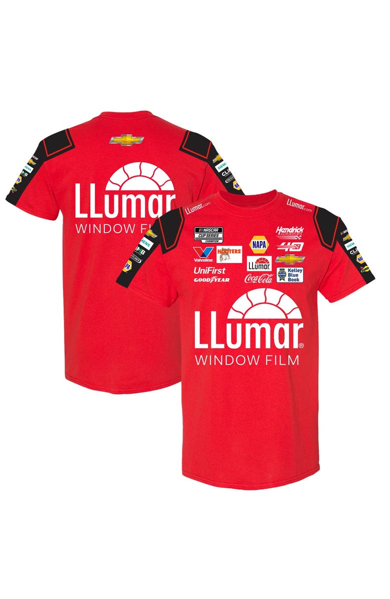 HENDRICK MOTORSPORTS TEAM COLLECTION Men's Hendrick Motorsports Team Collection Red/Black Chase Elliott Llumar Uniform T-Shirt, Main, color,