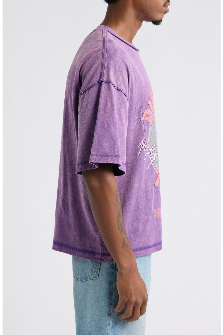 Hollywood Crewneck T-Shirt, Alternate, color, PURPLE
