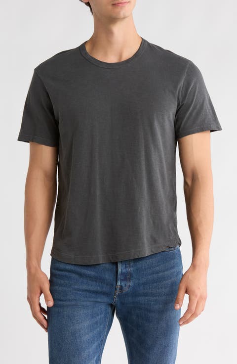 Slub Supima Cotton Curved T-Shirt