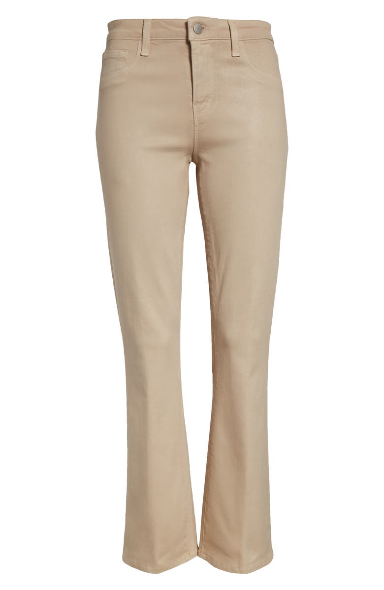 L'AGENCE Tati High Waist Ankle Micro Bootcut Jeans, Alternate, color, Cement Coated