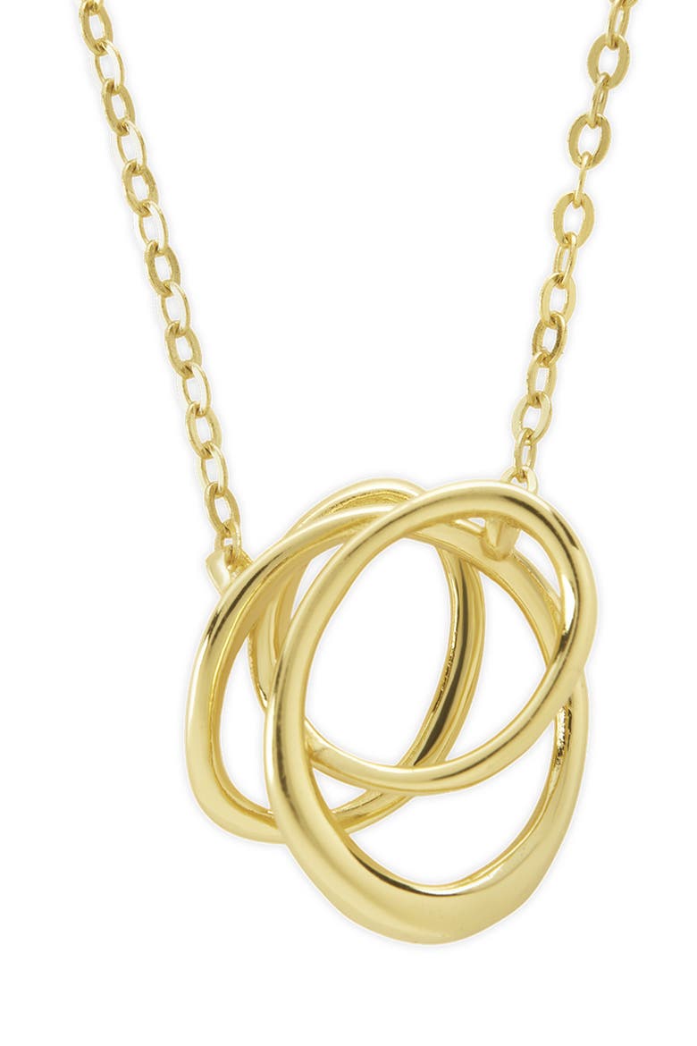 Eve Linked Harmony Pendant Necklace, Main, color, GOLD