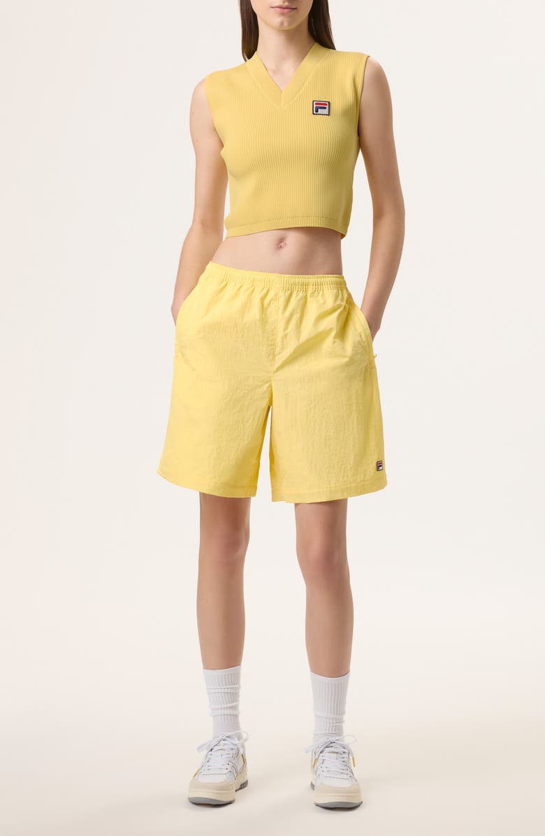 FILA x Hailey Knit Baby Tank, Alternate, color, Popcorn