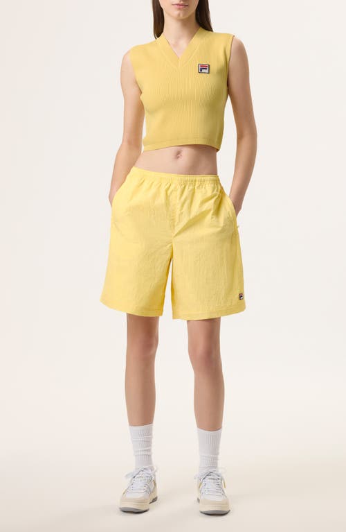 Fila X Hailey Knit Baby Tank In Popcorn