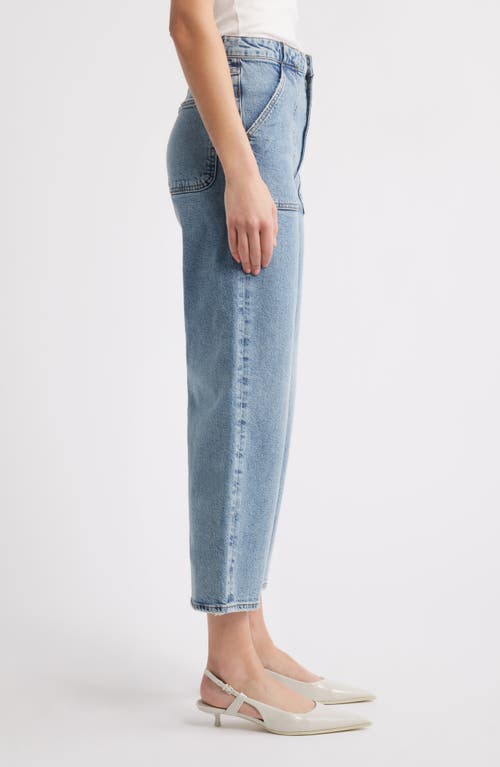 Shop Frame The Modern Pocket Wide Leg Jeans