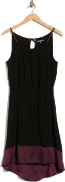 matty m. Colorblock Halter Dress