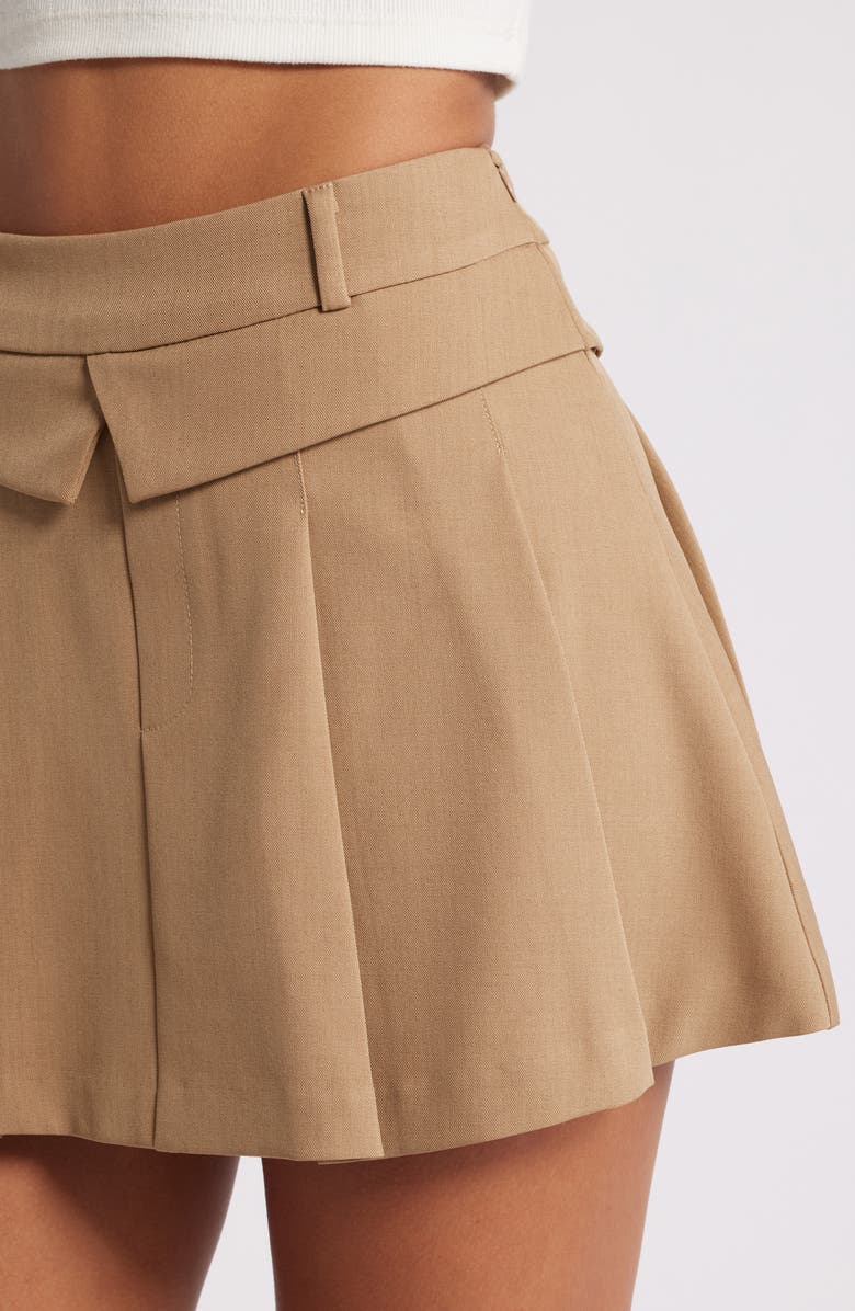 All in Favor Pleated Miniskirt, Alternate, color,