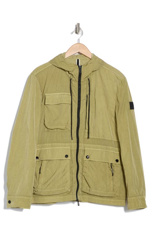 Digel Pinto Hooded Field Jacket In Green