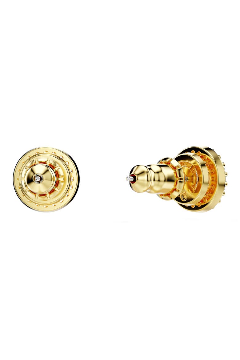 Una Crystal Stud Earrings, Alternate, color, WHITE/GOS