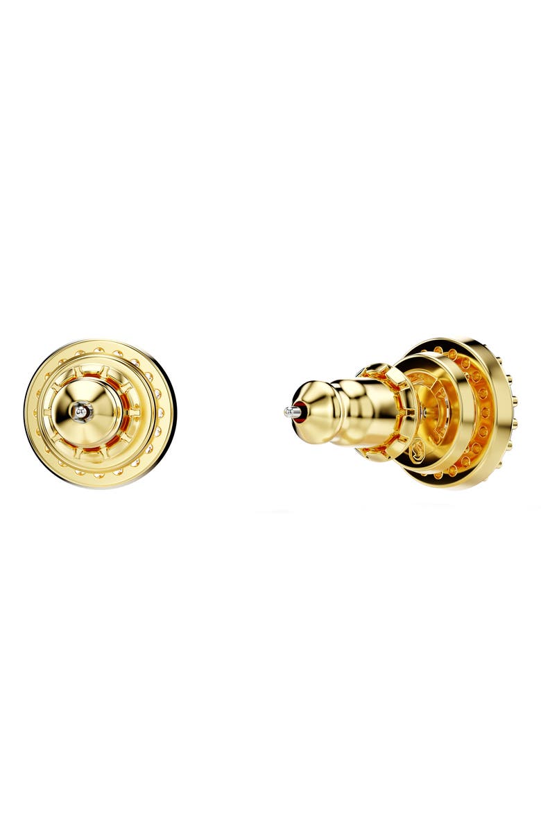 Swarovski Una Crystal Stud Earrings, Alternate, color, Gold