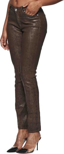Paint Job Coated Skinny Jeans