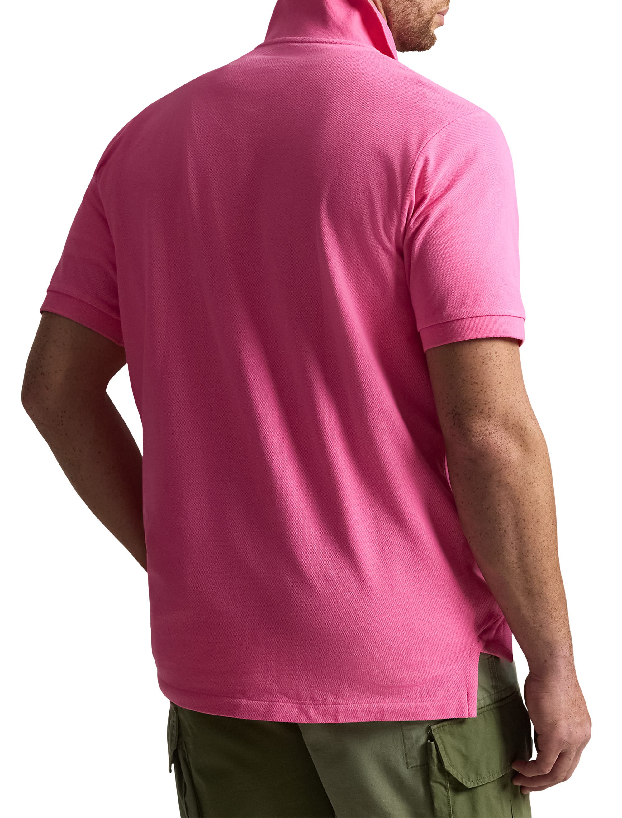 Мужские рубашки Polo Ralph Lauren Big & Tall Mesh Polo Shirt — фото 2