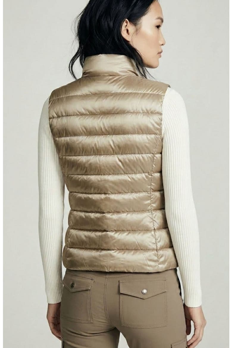 Vela Puffer Vest, Alternate, color, Champagne