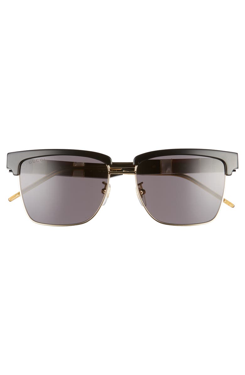 Gucci 56mm Square Sunglasses, Alternate, color, 