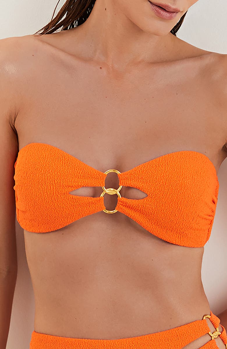 ViX Paula Hermanny Firenze Jolie Bandeau Bikini Top, Main, color, 