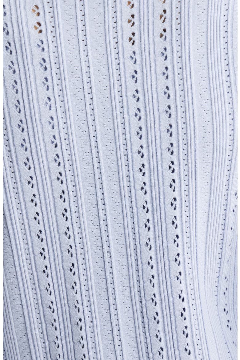 Peridot Pointelle Knit Cardigan, Alternate, color, MOON WASH