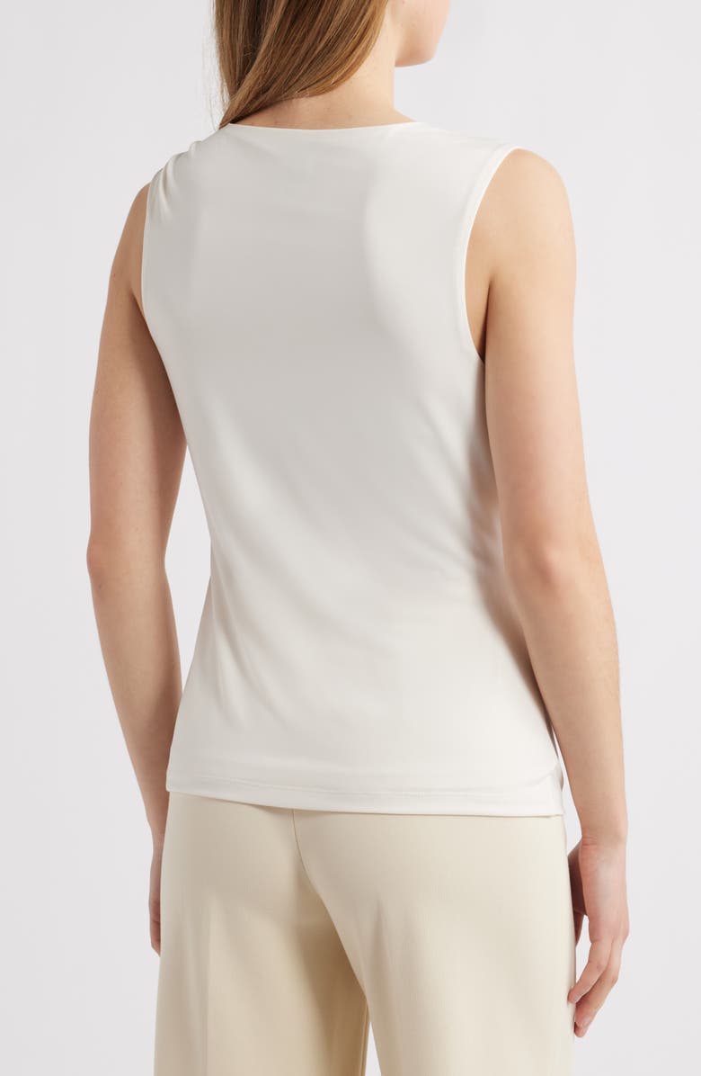 Anne Klein Asymmetric Ruched Tank, Alternate, color,