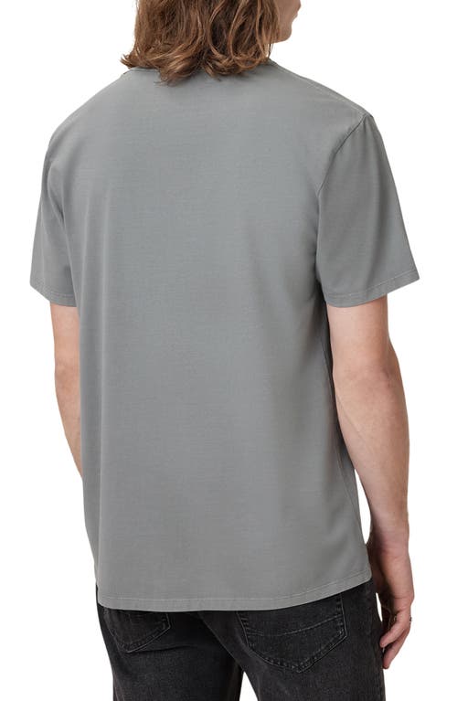 Allsaints Bodega Crew Neck T-shirt In Fossil Grey