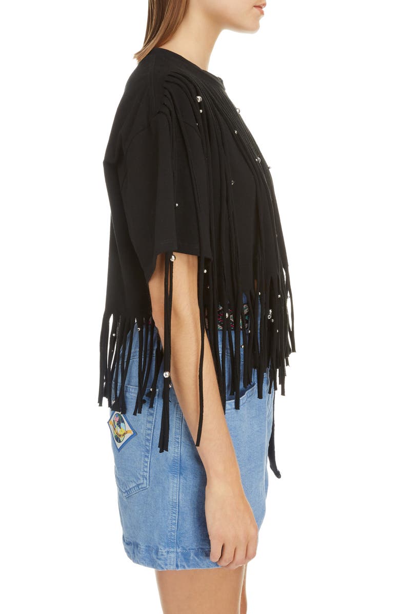 Isabel Marant Beaded Fringe Top, Alternate, color,