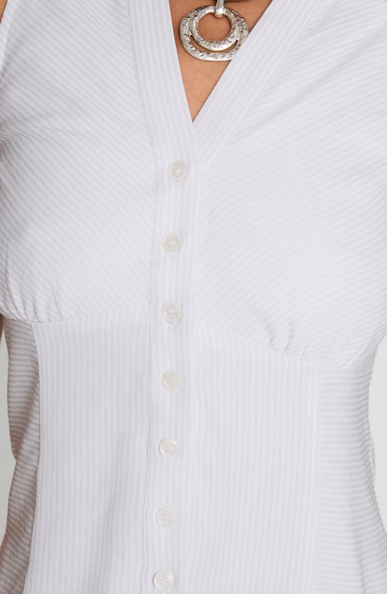 Princess Polly Mark On Me Sleeveless Crop Shirt, Alternate, color, Purple Stripe