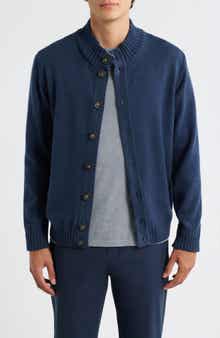 Emanuel Berg Merino Wool & Cashmere Cardigan