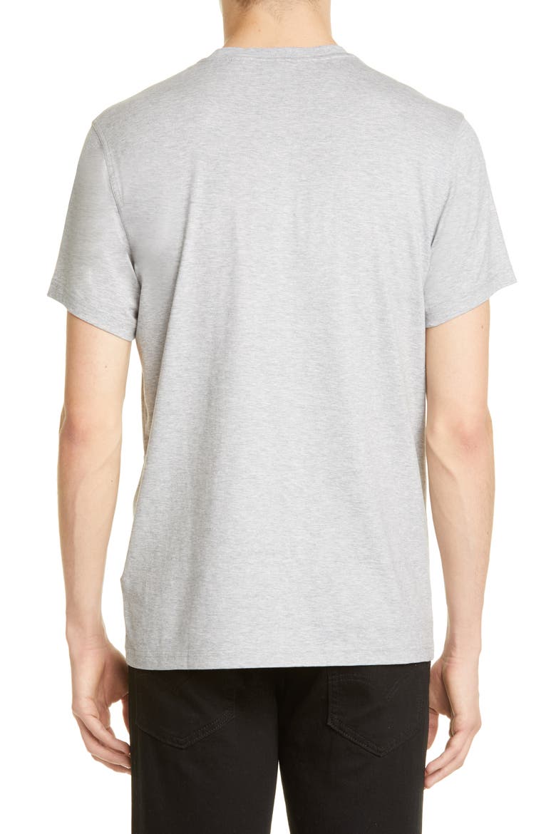 Parker Embroidered Logo T-Shirt, Alternate, color, PALE GREY MELANGE