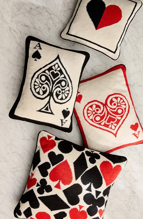 Jonathan Adler Ace Needlepoint Pillow In Multi