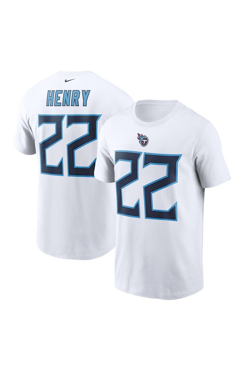 Nike Men's Nike Derrick Henry White Tennessee Titans Name & Number T-Shirt, Main, color, 