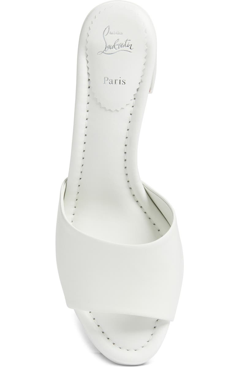 Christian Louboutin Jane Slide Sandal, Alternate, color, Bianco/ Bianco