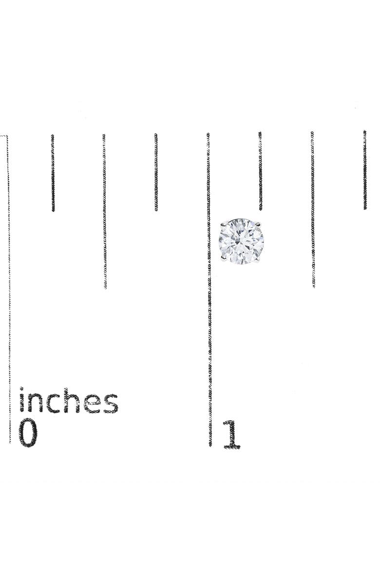 Haus of Brilliance 14K White Gold 1 1/10 Cttw Round Diamond Solitaire Stud Earrings, Alternate, color, White Gold