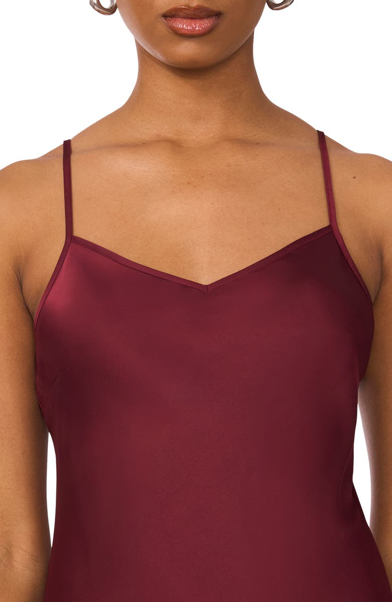 Halogen<sup>®</sup> Turtleneck Sweater & Satin Slipdress Set, Alternate, color, Zinfandel