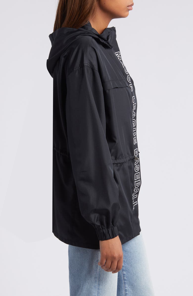 WEAR by Erin Andrews Women's WEAR by Erin Andrews Black MLB Merchandise Full-Zip Windbreaker Hoodie Jacket, Alternate, color, Black