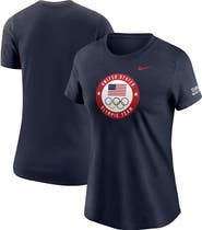 Nike Women's Nike Navy Team USA Milano Cortina 2026 Winter Olympics T-Shirt