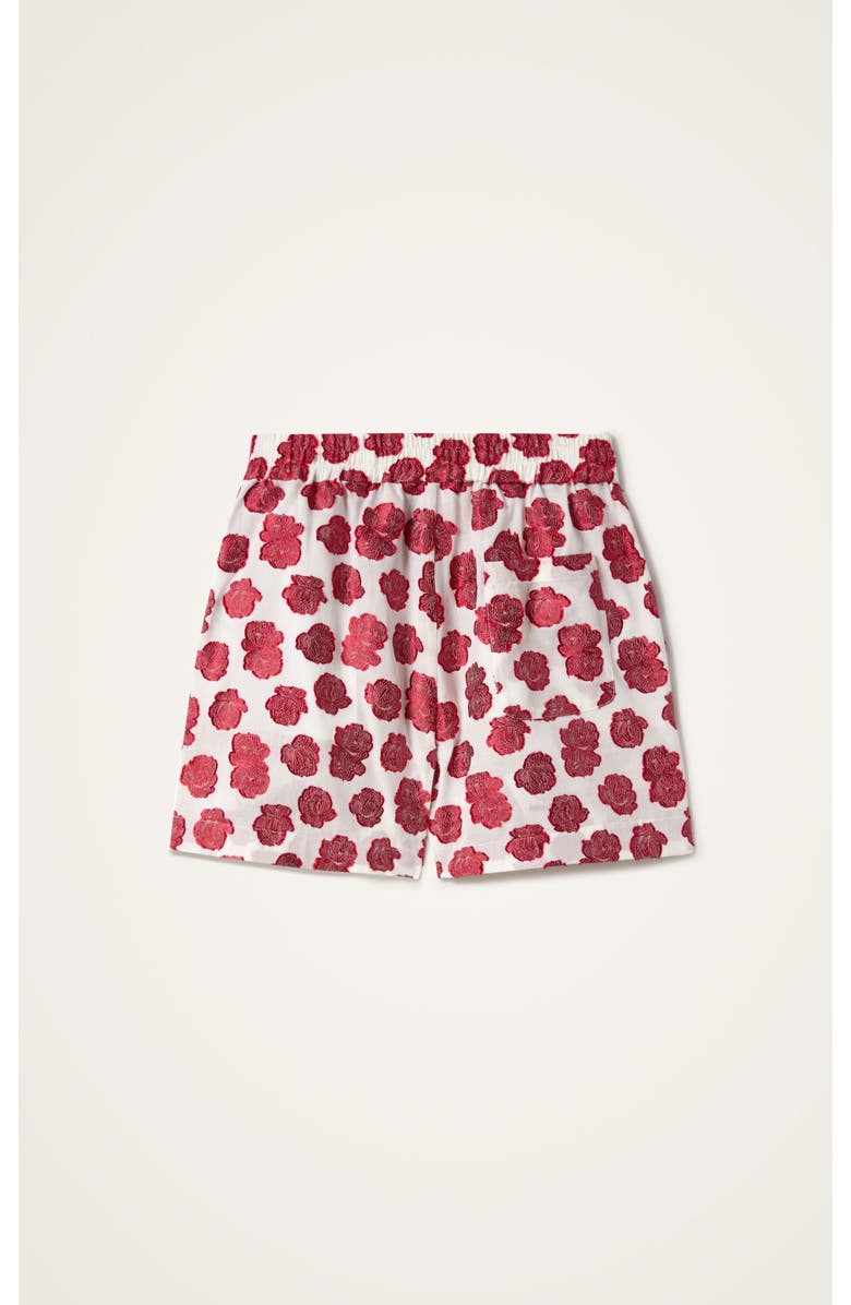 La DoubleJ Pull-Up Shorts, Alternate, color, Rose White