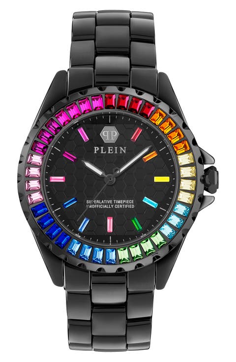 Heaven Crystal Bracelet Strap Watch, 38mm