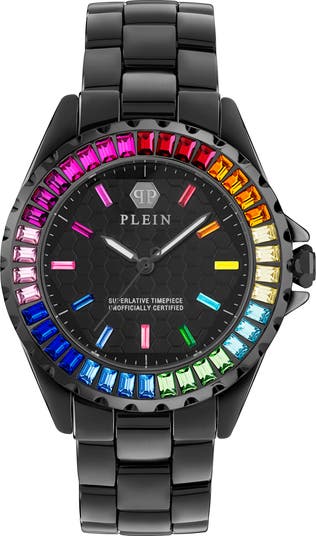 Heaven Crystal Bracelet Strap Watch, 38mm